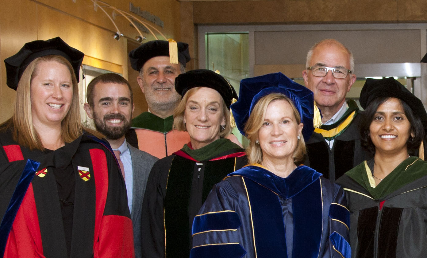 UCSF Global Health Sciences Faculty members: Elizabeth Fair, Alden Blair, Jim Kahn, Molly Cooke, Kim Baltzell, Paul Volberding, Madhavi Dandu