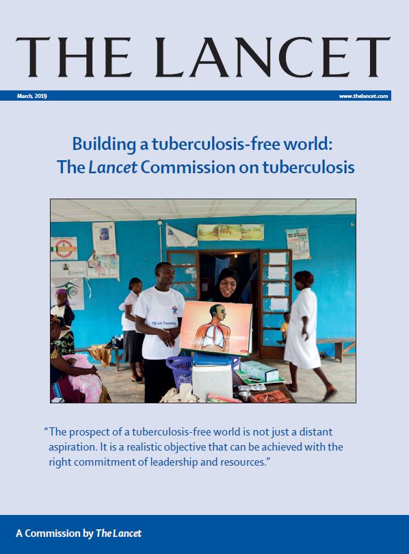 Cover of The Lancet Commission on TB REport