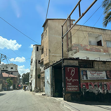 inside Jenin refugee camp taken on May 20th before latest Israeli military occupation that destroyed the camp in July